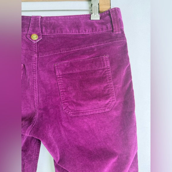 Athleta Women’s Loveland Corduroy Pant Raspberry Low Rise Stretch Cord Size 6P - Picture 6 of 12